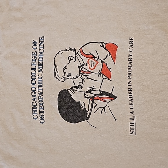 Vintage Chicago College of Osteopathic Medicine T-shirt - Picture 2 of 9